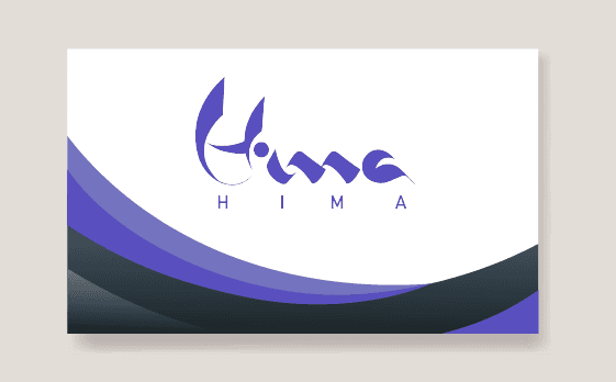 کارت ویزیت آژانس دیجیتال مارکتینگ هیما